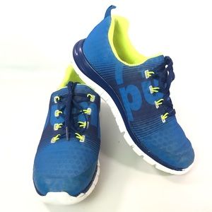 Reebok zpump fusion size 6 blue crossfit shoes